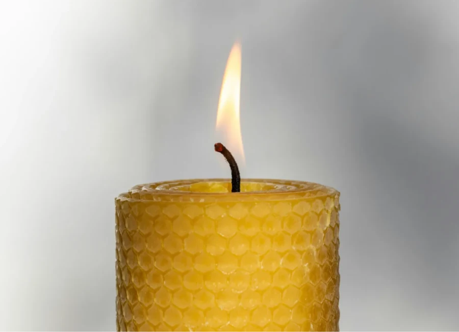 Velas de cera natural